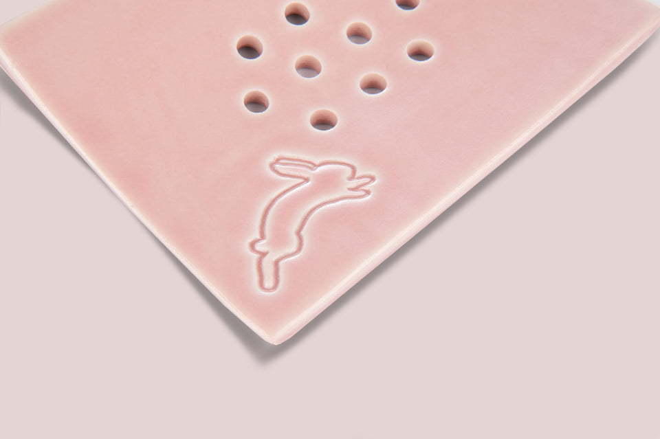 Pretty In Pink Soapdish - Limited Edition - RabbitRabbit NZ