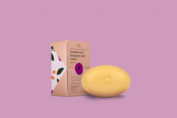 Sandalwood, Bergamot and Cedar Body Bar - RabbitRabbit NZ