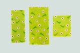 RabbitRabbit Beeswax Wraps  "Bunnies In The Daisies" - RabbitRabbit NZ