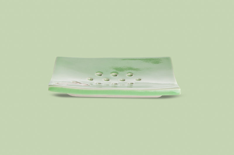 Gossamer Green Soap Dish - RabbitRabbit NZ